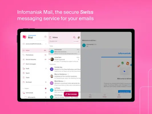 Infomaniak Mail android App screenshot 2